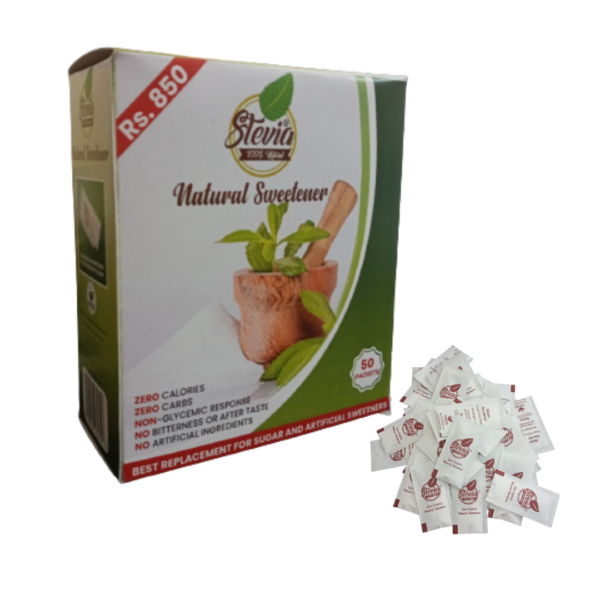 Stevia Natural Sweetener 50 pkts
