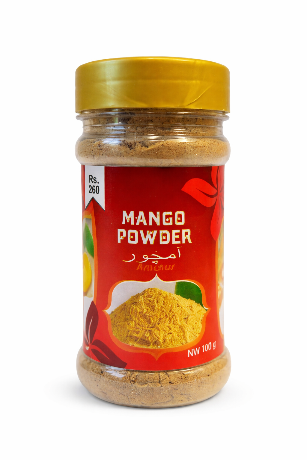 Amchoor Powder 100g also referred to as mango powder, is a fruity spice powder made from dried unripe green mangoes.