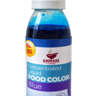 Khoraak Foods blue food color liquid 60ml concentrated edible coloring bottle for baking cake decorating Pakistan