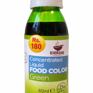 Khoraak Green Liquid Food Color Wholesale Pack – 60ml Bottles Bulk Supply
