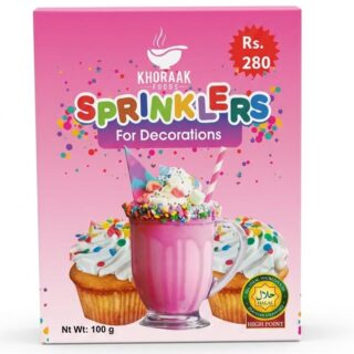 Premium quality edible sprinkles Khoraak Foods for cakes and cupcakes