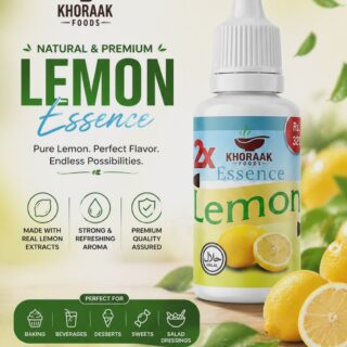 lemon extract essence Pakistan 20ml Khoraak Foods