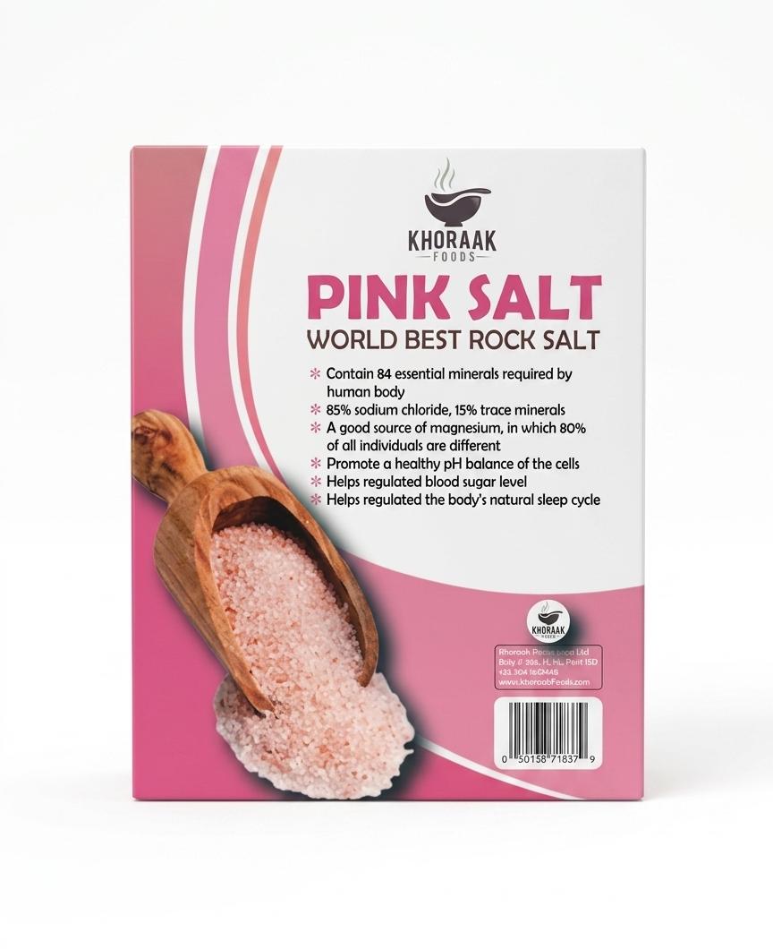 Khoraak Foods Pink Salt box