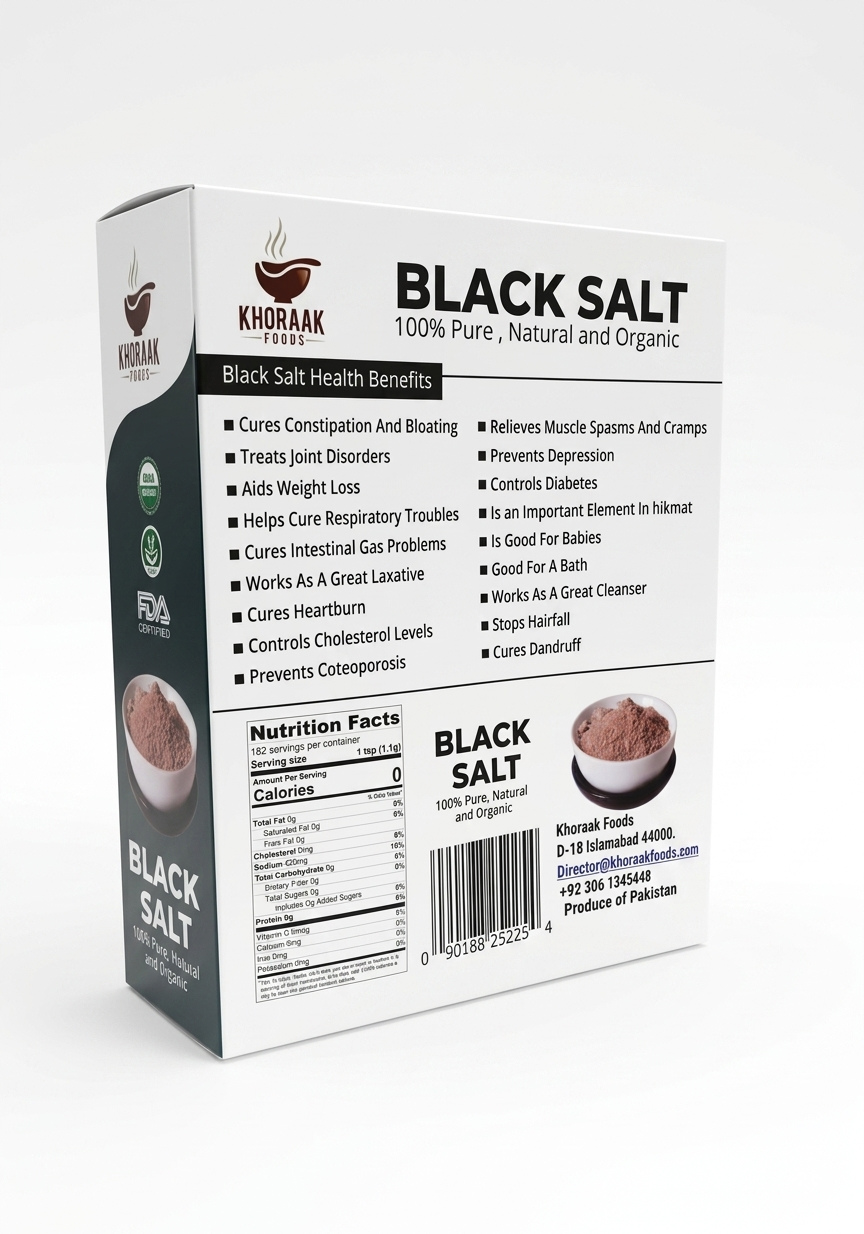 khoraak Foods black salt powder