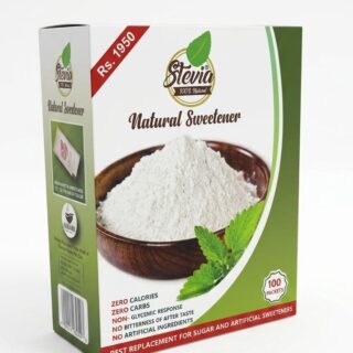Stevia natural sweetener box with zero calories and zero carbs