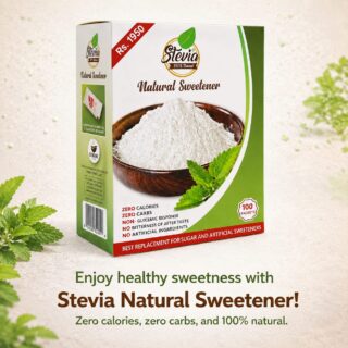 Stevia Natural Sweetener 100 Sachets