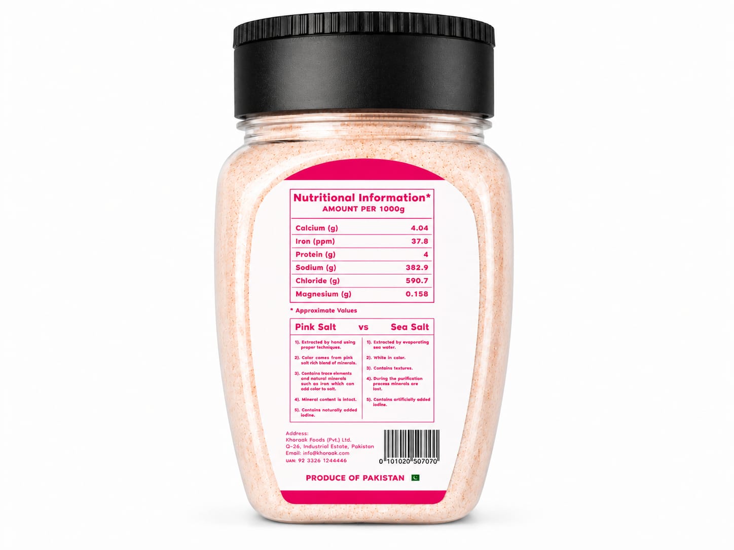 Pink Table Salt 200g – Khoraak Foods | Premium Himalayan Salt - Image 3