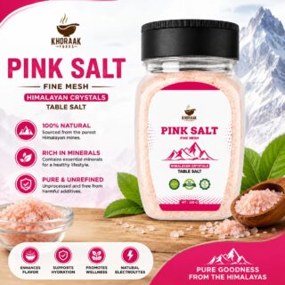 Table Salt Pink 200g-Khoraak Foods