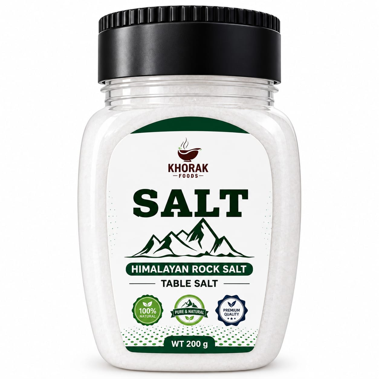 Table Salt White 200g Himalayan – With Quality Dispenser