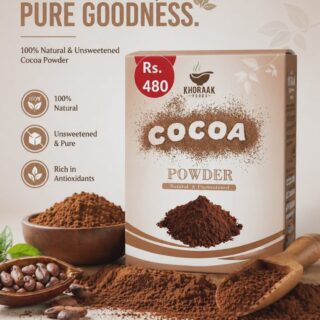 Khoraak Foods Cocoa Powder Natural Unsweetened Premium Quality