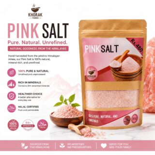 Pink Salt Crystals 700g Kraft Pack – Economical | Khoraak Foods