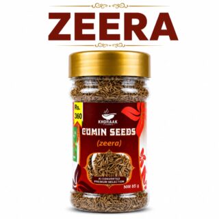 Khoraak Foods premium cumin seeds (Zeera) jar