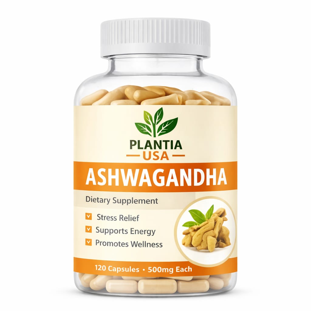 "Ashwagandha Capsules – Natural Stress Relief & Energy Booster | 120 Veg Capsules | Immunity & Focus Support" - Image 2