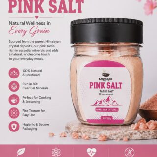 Khoraak Pink Salt 100g jar
