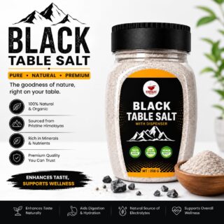 Black Table Salt 200g - KhoraakFoods