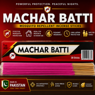 Machar batti . Rs 9/stick. Full night protection