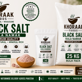 Black Salt Bulk Pack Pakistan | Kala Namak Wholesale Supplier