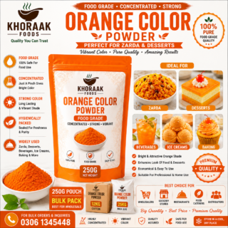 orange food color 250g powder