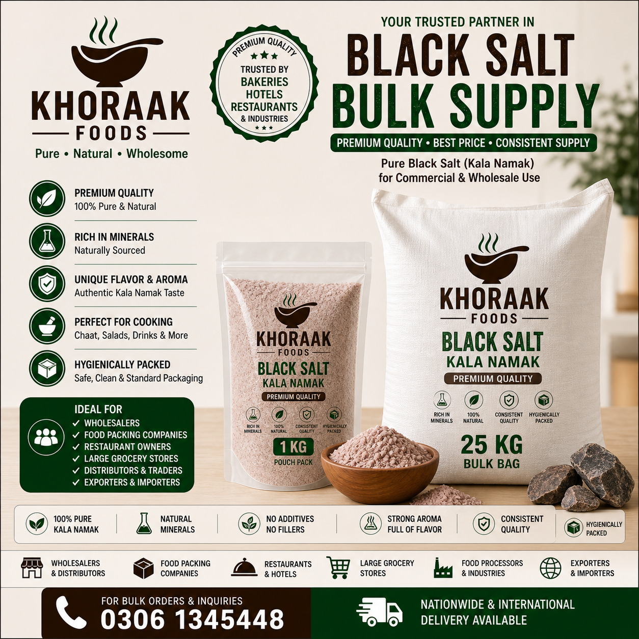 Balck salt. Kala Namak wholesale bulk
