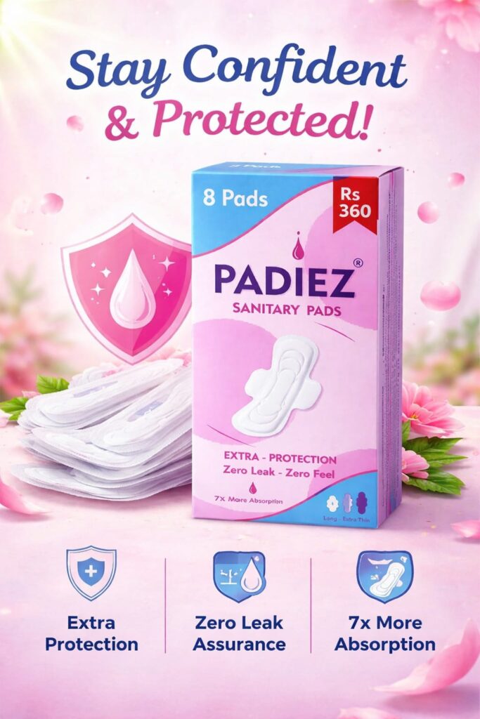 Padiez Sanitary Pads - Comfortable Everyday Use