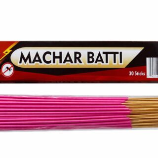 Machar Batti pink mosquito sticks with box bundle 30 sticks
