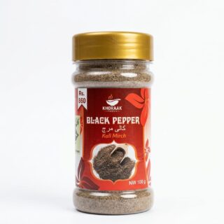 100g Black Pepper Jar by Khoraak Foods