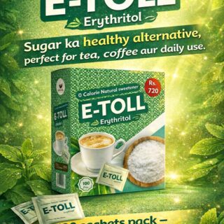 E-TOLL sachets 100 pcs convenient packaging