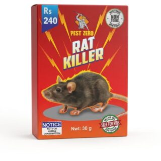 Pest Zero Rat Killer 30g box red packaging rodent control