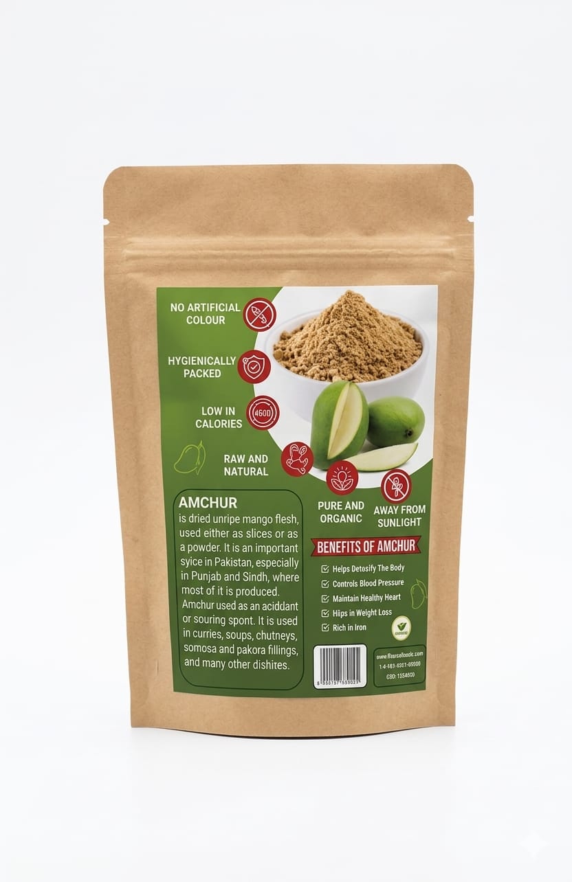 amchur powder used in chaat curry and snacks