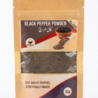 Black Pepper Powder 35g Khoraak Foods