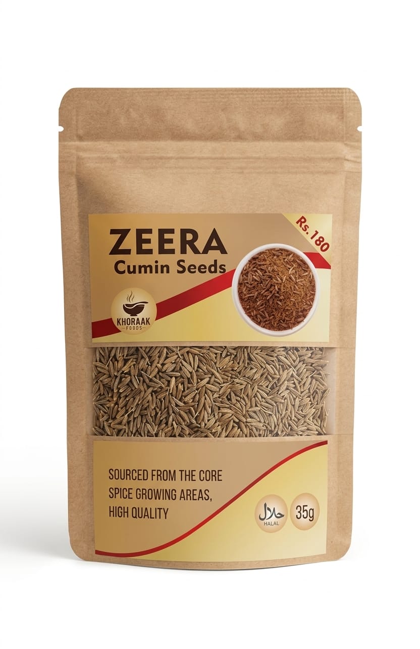 Zeera cumin seeds 35g Khoraak Foods