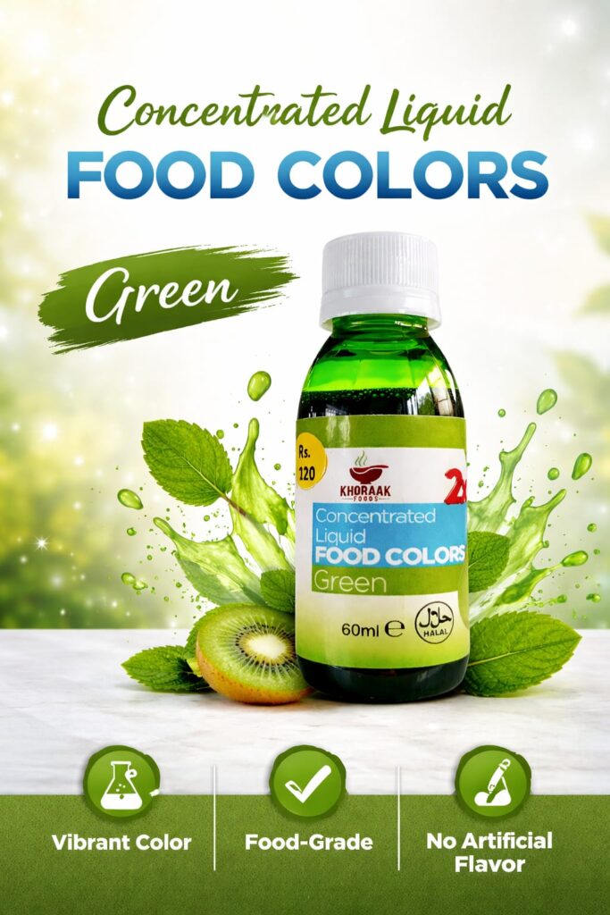 concentrated green liquid food color