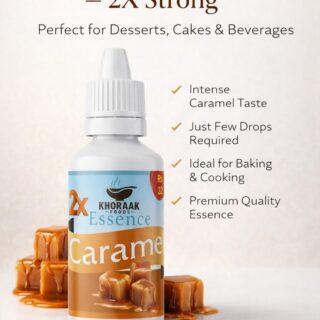 Khoraak Foods Caramel Essence bottle 2X strong food flavor