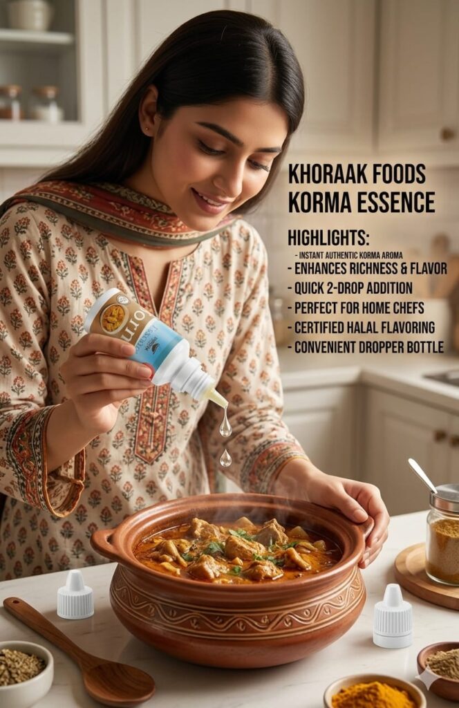 Korma Essence used in cooking food