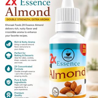 Khoraak Foods Almond Essence bottle