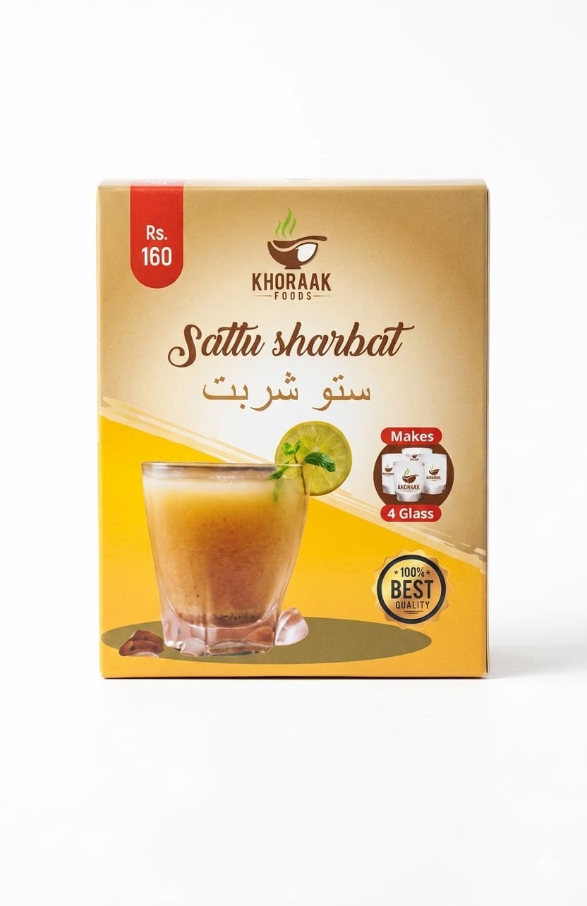Khoraak Sattu Sharbat Makes 4 Glasses