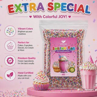 Premium Sprinklers by Khoraak Foods colorful mix