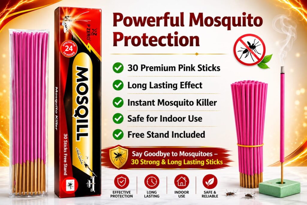 Mosqill Mosquito Killer Incense Sticks 30 Sticks