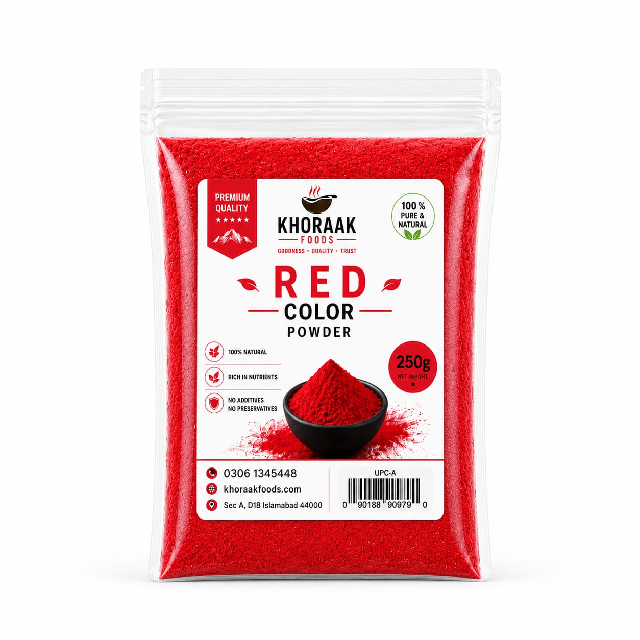 Khoraak Foods Red Color Powder 250g