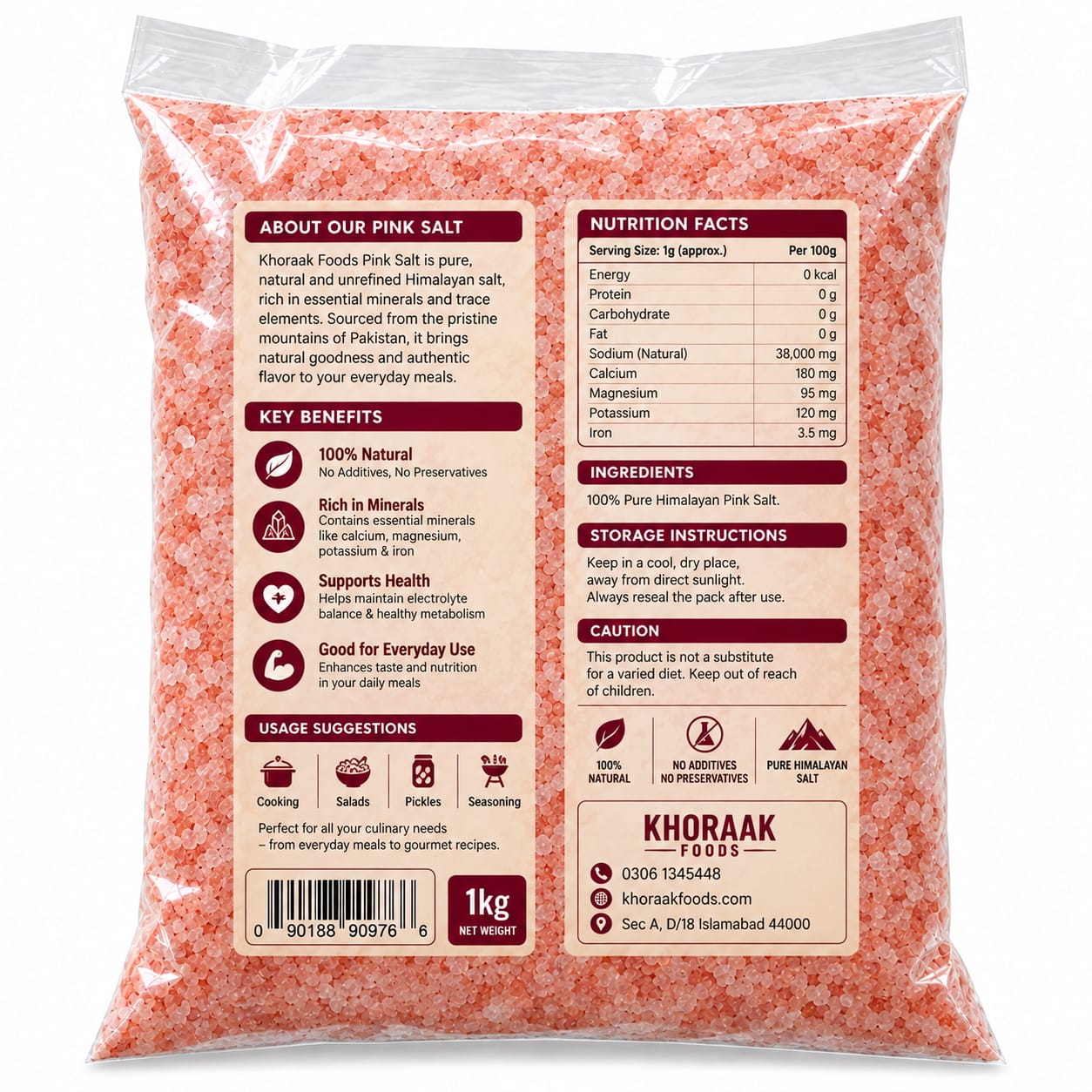 Pink Himalayan Salt Bulk | 1KG 12KG 25KG Export Quality