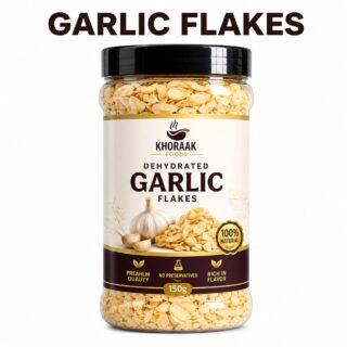 Dehydrated Garlic Flakes 150g – Premium Halal Garlic Flakes
