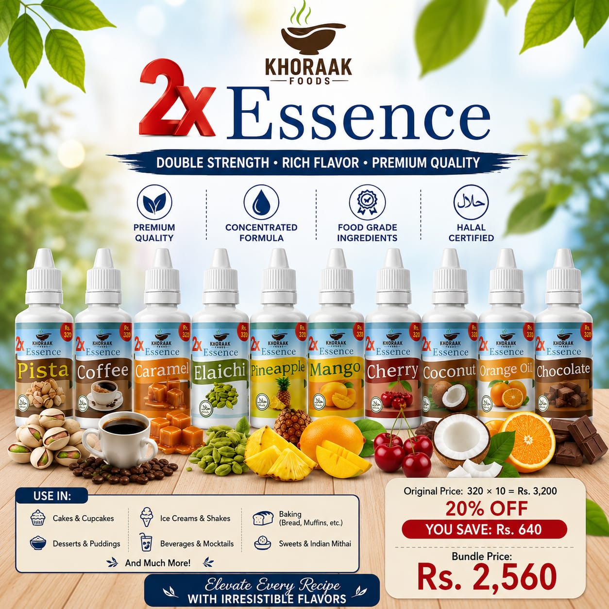Assorted Essence Pack 10 Flavors