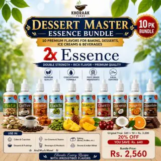 Assorted Essence Pack – 10 Flavors | Premium Food Essences Bundle Pakistan