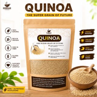 Khoraak Foods Quinoa Premium High Protein High Fibre Naturally Gluten-Free Super Grain