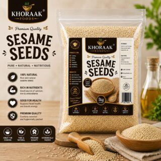 Khoraak Foods Premium Organic Polished White Sesame Seeds Bulk Export Quality Supplier for Global Importers and Food Manufacturers