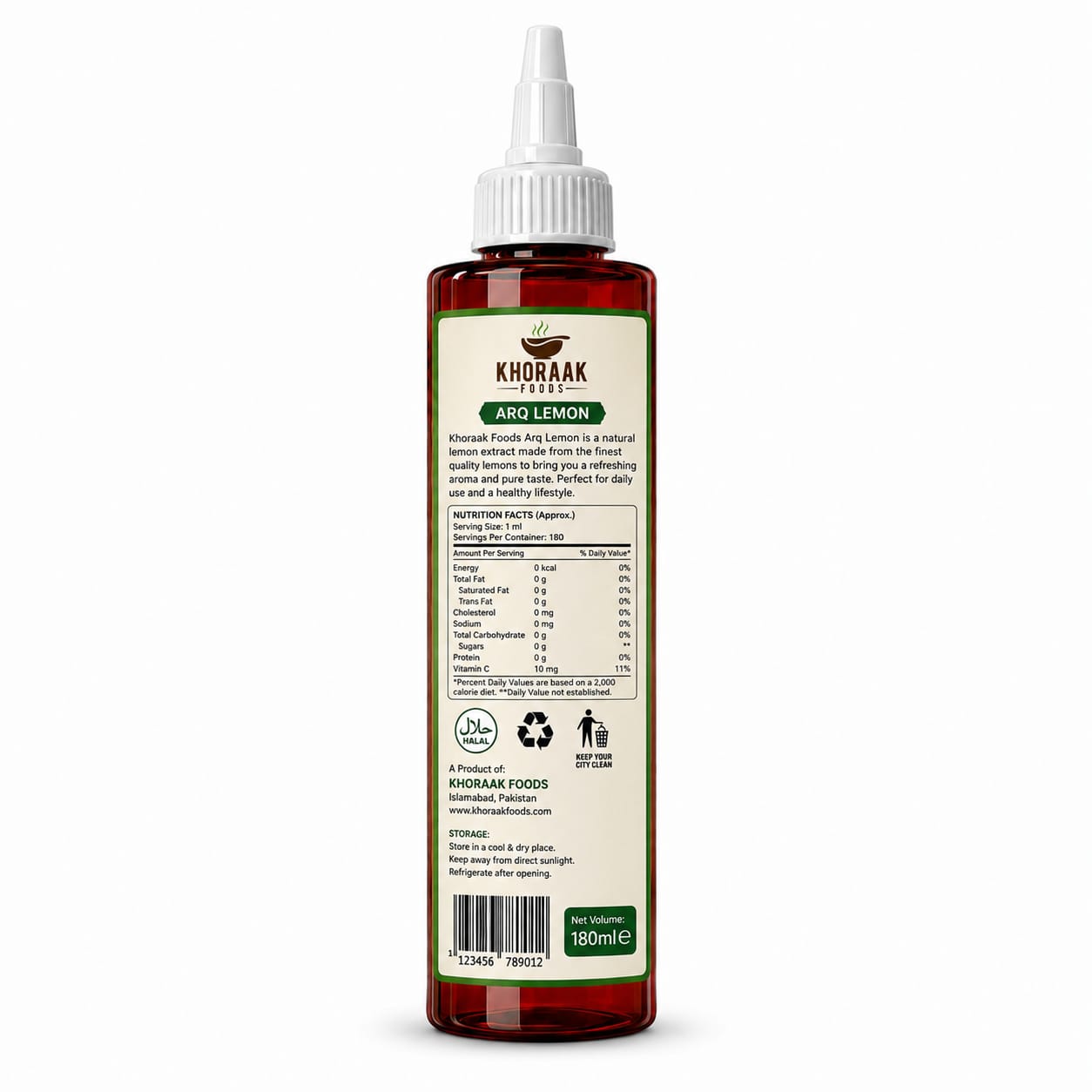 Khoraak Foods Arq e Lemon 180ml